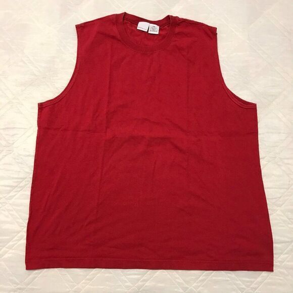Pro Spirit red sleeveless muscle‎ shirt XXL - Picture 1 of 2